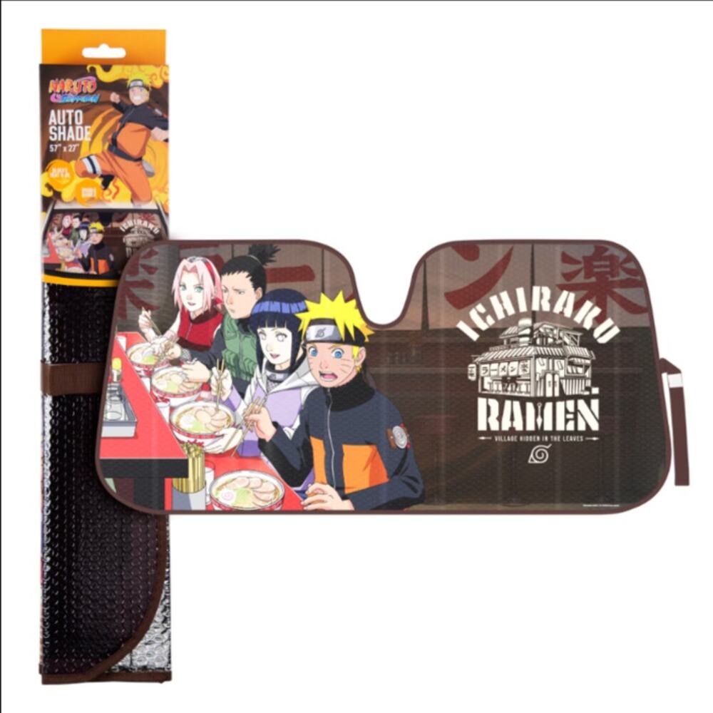 Officially Licensed Naruto Ichiraku Ramen Sun Shade for Cars/SUVs (57x27")